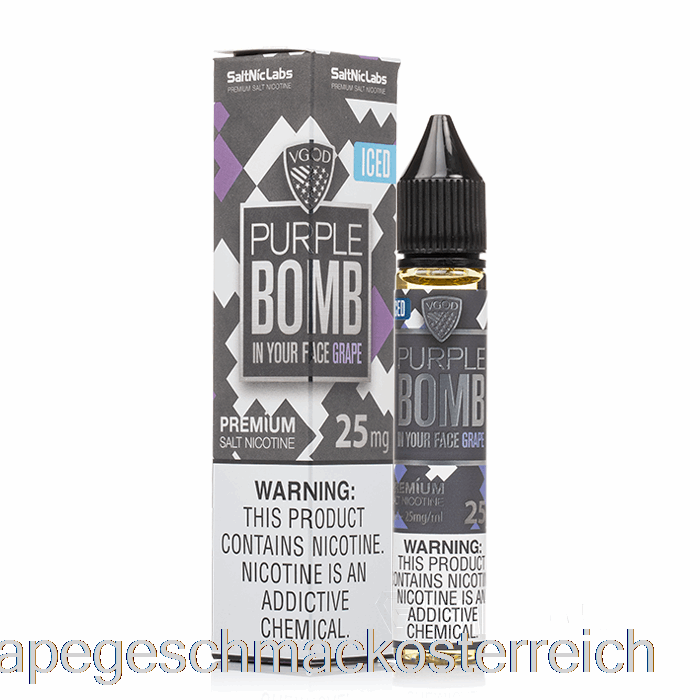 Iced Purple Bomb – Vgod-Salze – 30 Ml, 50 Mg Vape-Geschmack